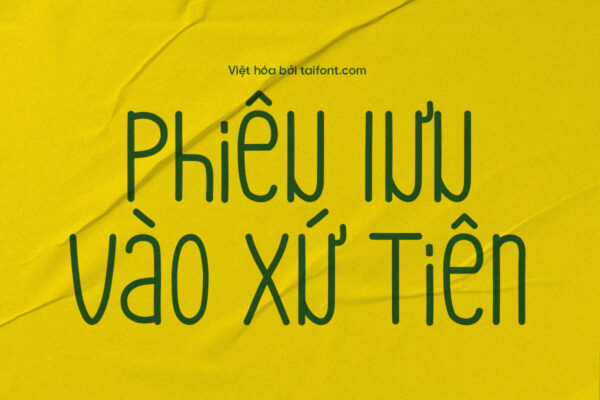 Font Việt hóa TF Monolog