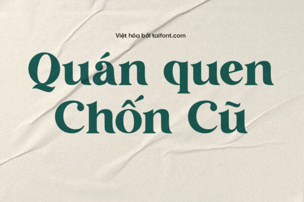 Font Việt hóa TF Neka Laurent