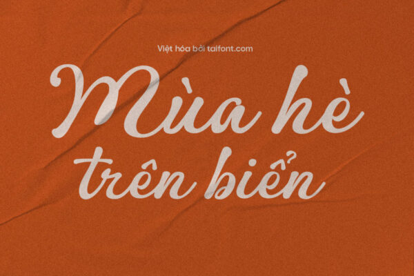 Font Việt hóa TF Peachy Lime