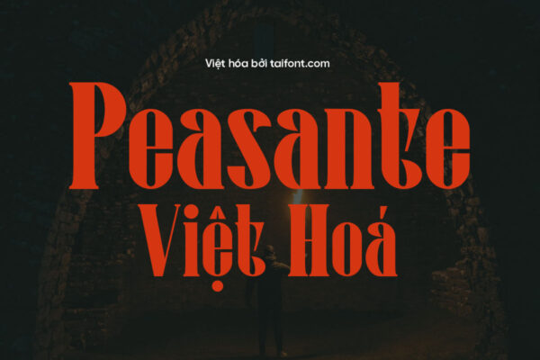 Font Việt hóa TF Peasante