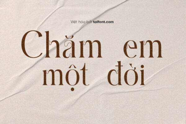 Font Việt hóa TF Quorga – Font tinh tế, sang trọng