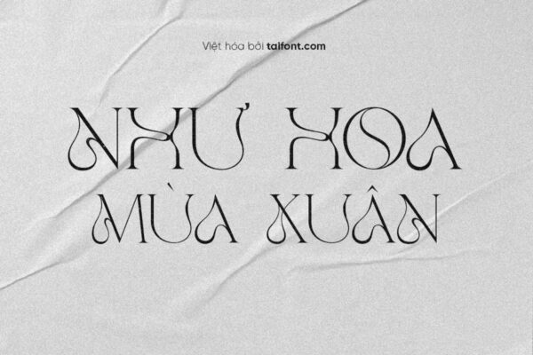 Font Việt hóa TF Rabenk