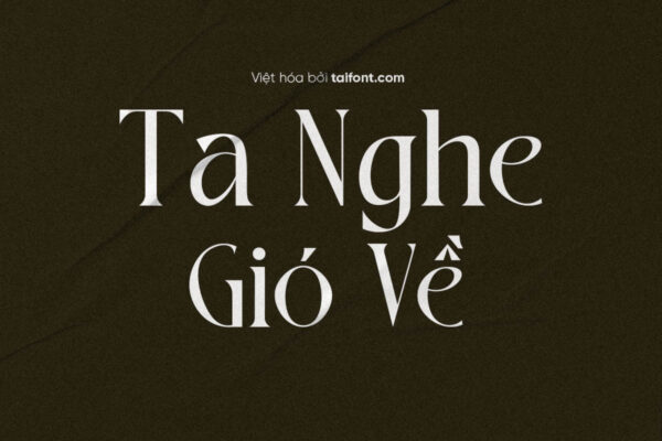 Font Việt hóa TF Robuca – Font sang trọng