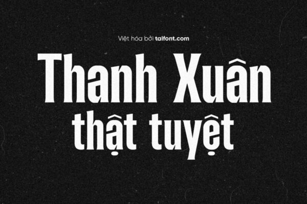 Font Việt hóa TF Rogbold