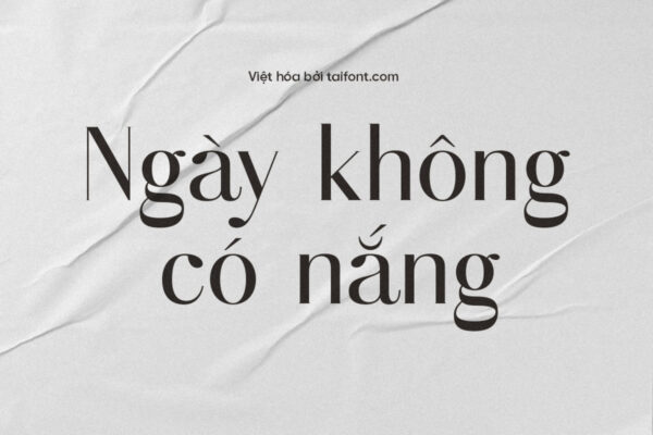 Font Việt hóa TF Rolisand