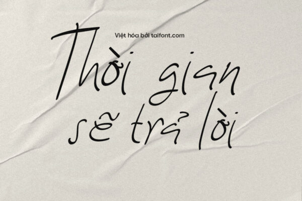 Font Việt hóa TF Roze Belinda Script