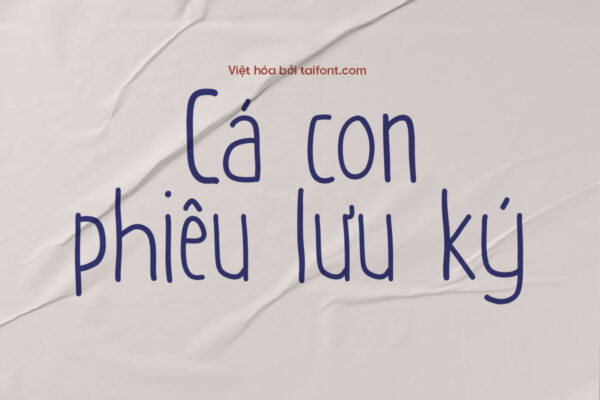 Font Việt hóa TF Sketch Paper