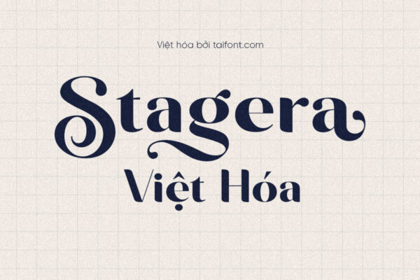 Font Việt hóa TF Stagera – Font có nhiều glyphs đẹp