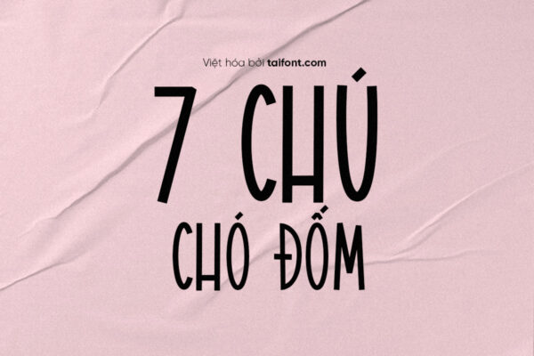 Font Việt hóa TF Sticky Sugar