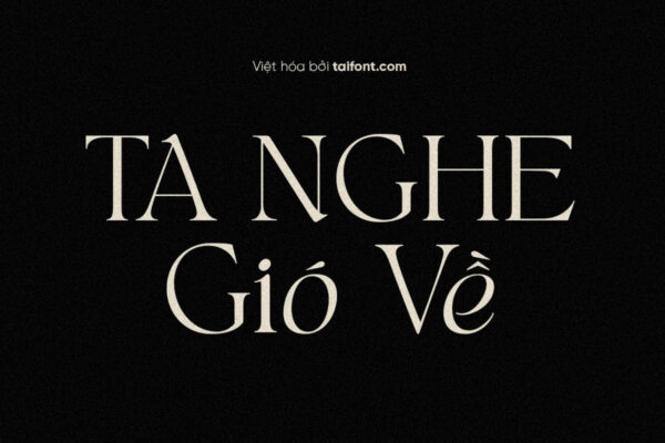 Font Việt hóa TF TAN Aegean