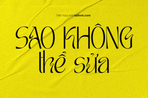 Font Việt hóa TF TAN – GRANDEUR