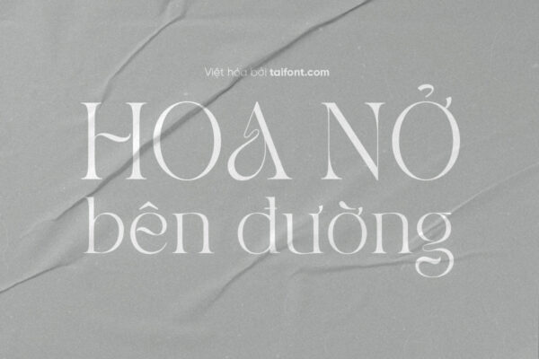 Font Việt hóa TF TAN – PEARL