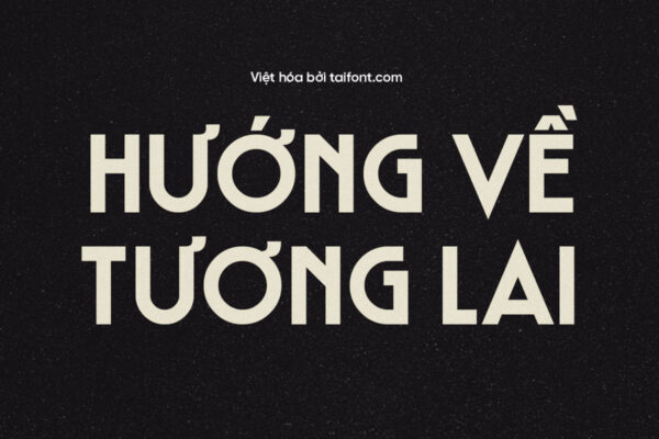 Font Việt hóa TF The Visitor