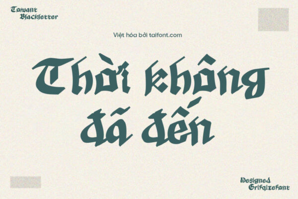 Font Việt hóa TF Tomant Blackletter
