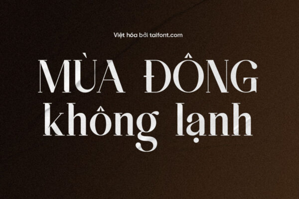 Font Việt hóa TF Trentia