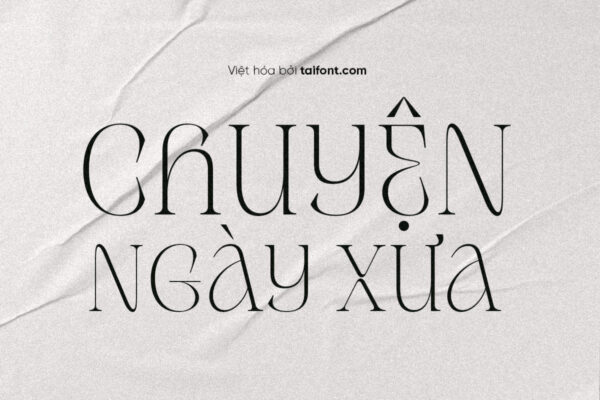Font Việt hóa TF Venice La Corla