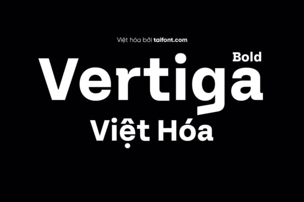 Font Việt hóa TF Vertiga Bold