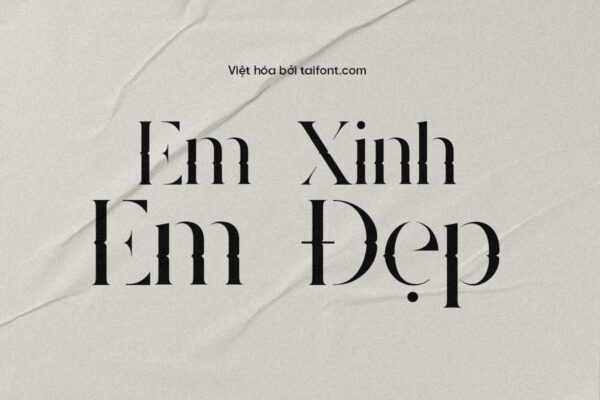 Font Việt hóa TF Zamoneva