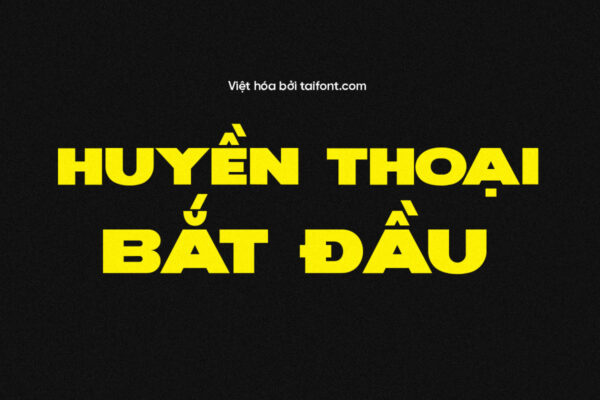 Font Việt hóa TP Kathondu Extreme