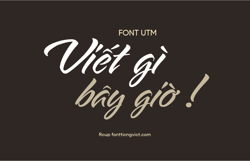 Font việt hóa UTM Alpine KT