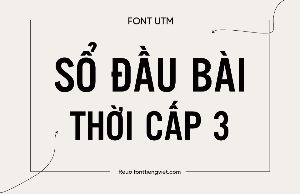 Font việt hóa UTM Alter Gothic