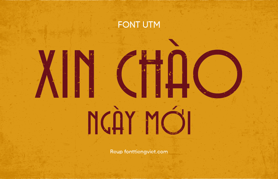 Font việt hóa UTM Avenida