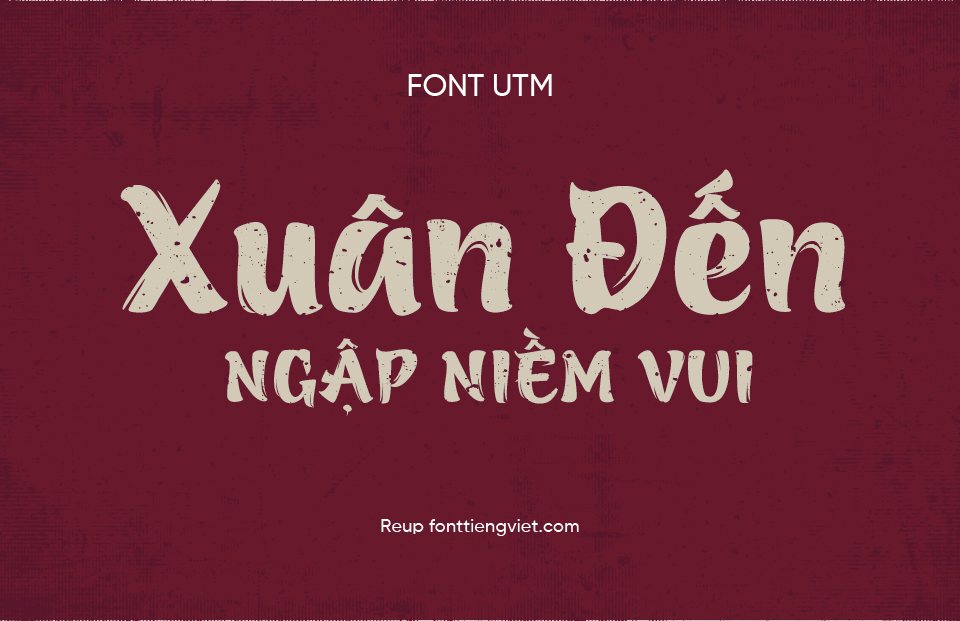 Font việt hóa UTM Azuki – Tết