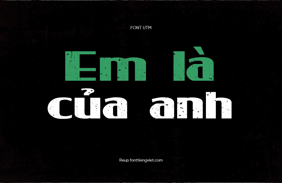 Font việt hóa UTM Bell