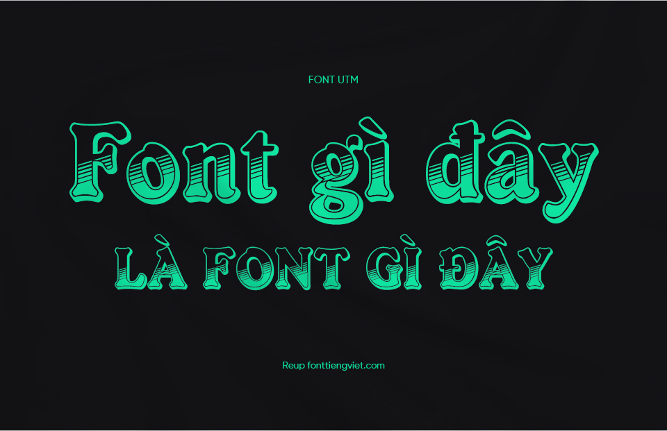 Font việt hóa UTM Cabaret