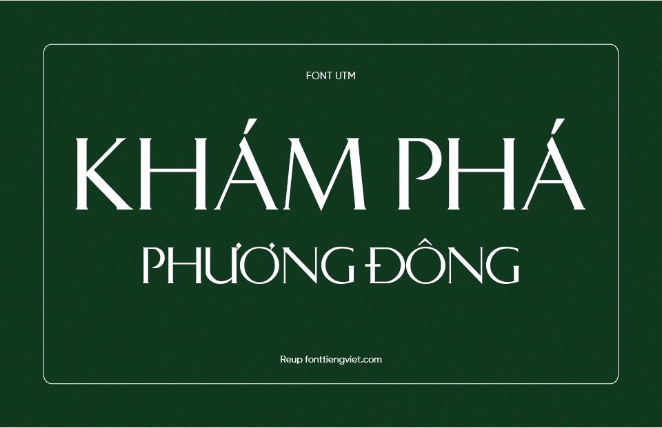 Font việt hóa UTM Charlotte