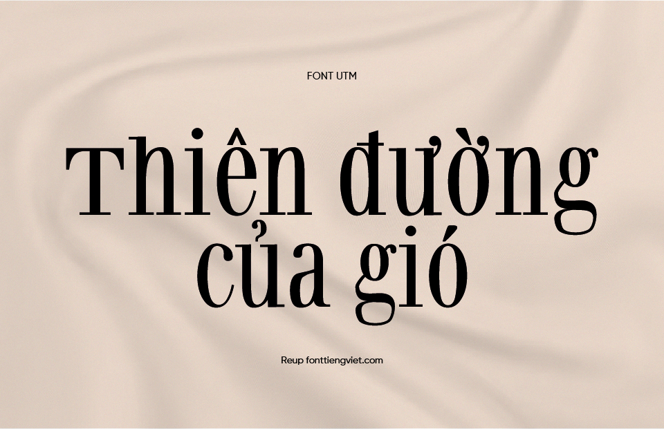 Font Việt hóa UTM Classizism Antiqua