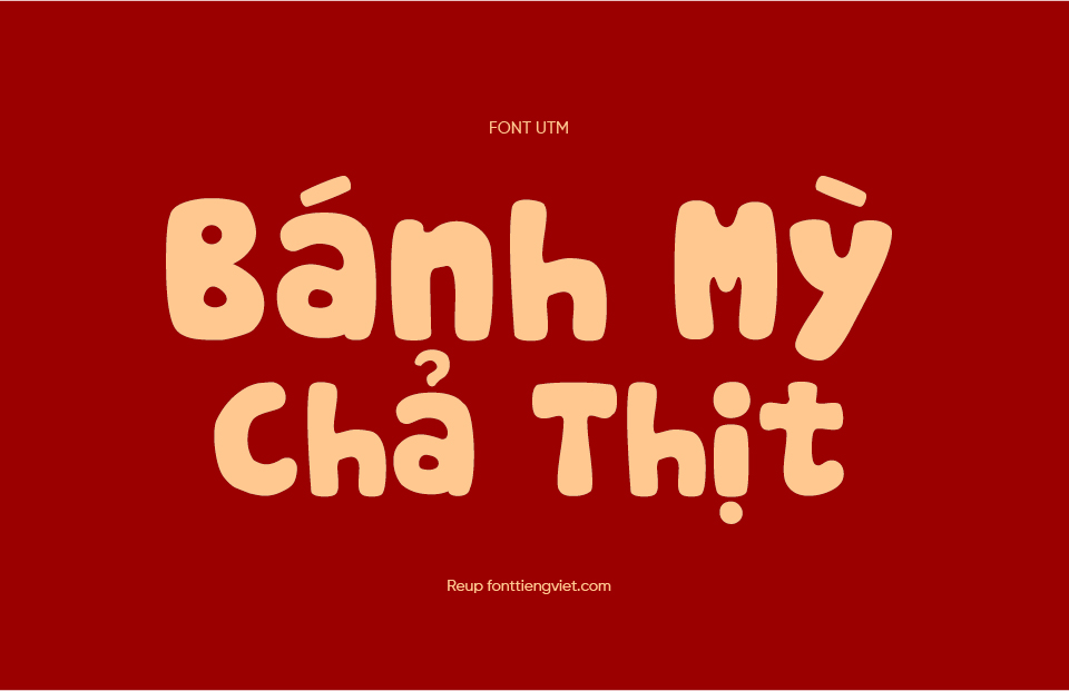 Font việt hóa UTM Cookies
