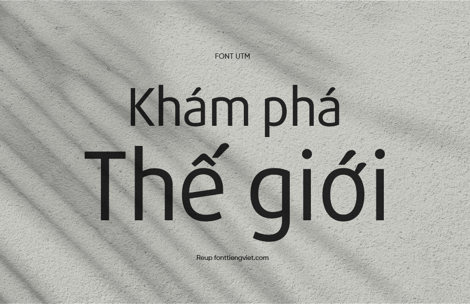 Font việt hóa UTM Daxline