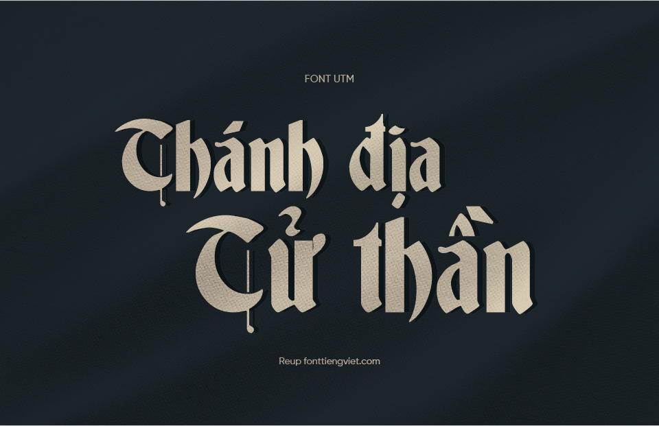 Font việt hóa UTM Deutsch Gothic