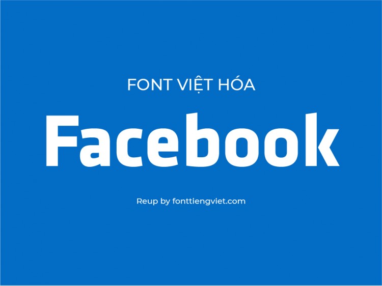 Font việt hóa UTM Facebook trong logo facebook