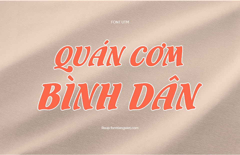Font Việt hóa UTM Flamenco