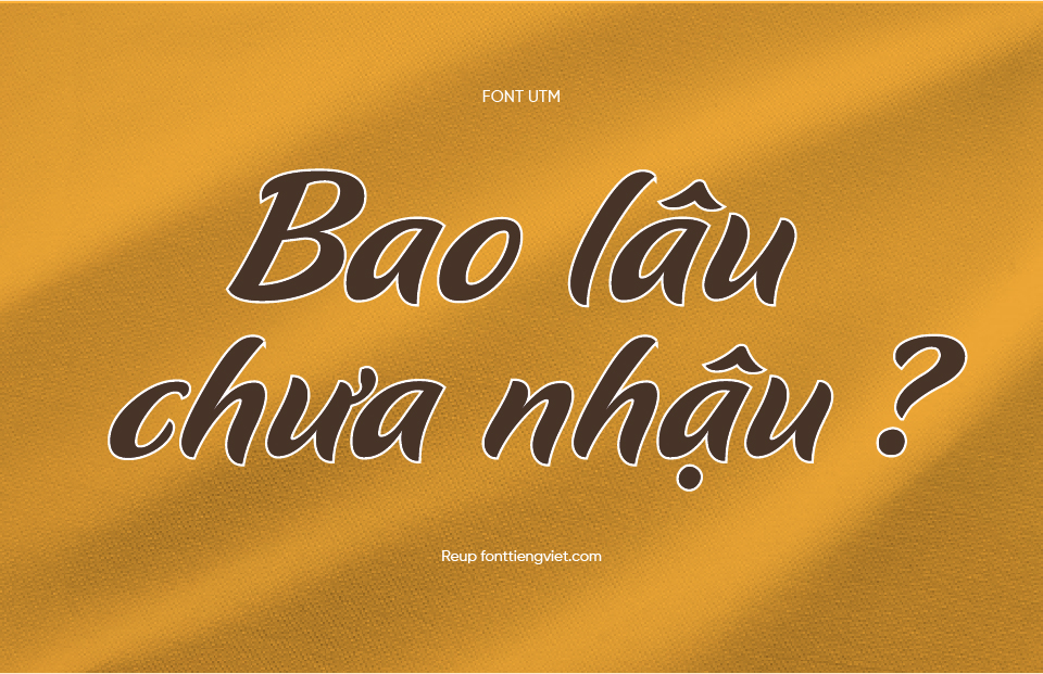 Font Việt hóa UTM Flavour