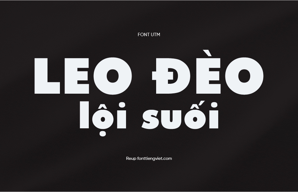 Font Việt hóa UTM Futura Extra