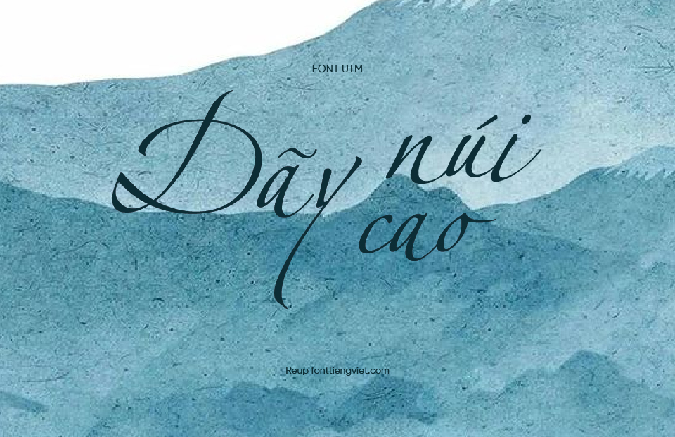 Font Việt hóa UTM LinotypeZapfino KT