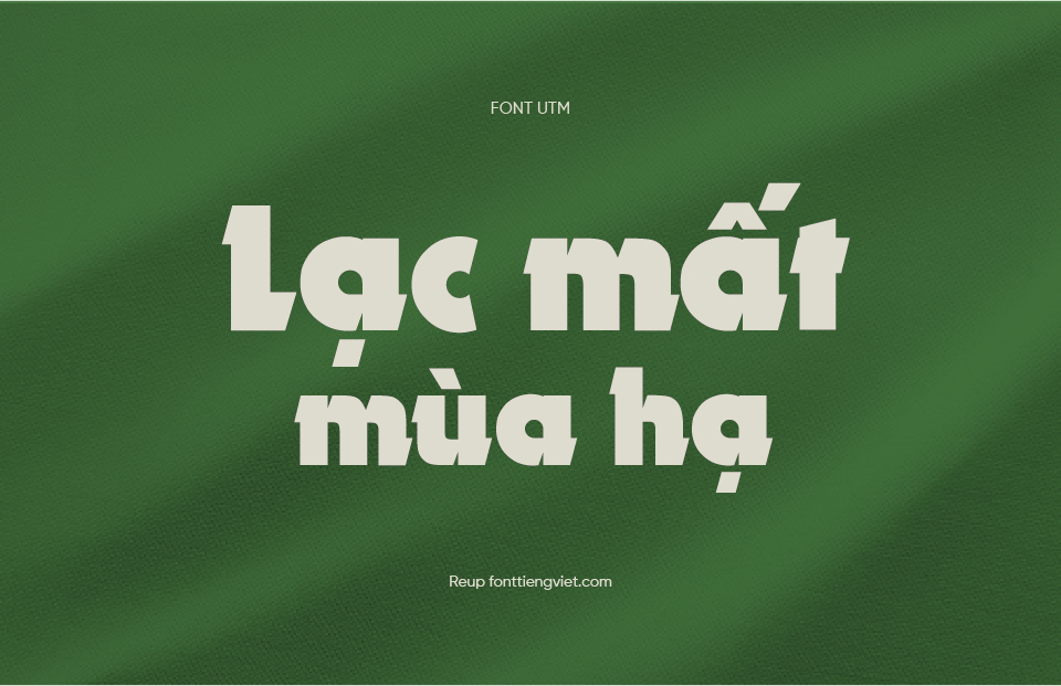 Font Việt hóa UTM Loko