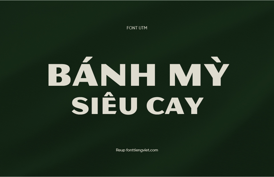Font Việt hóa UTM Magnesium