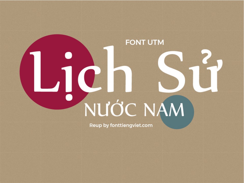 Font việt hóa UTM Nyala
