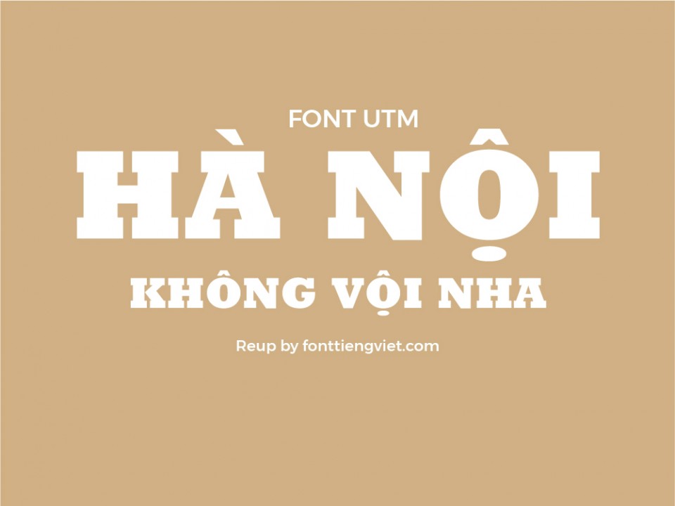 Font việt hóa UTM Rockwell