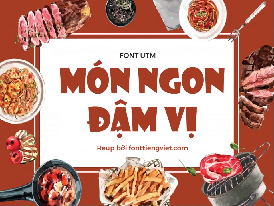 Font việt hóa UTM Showcard