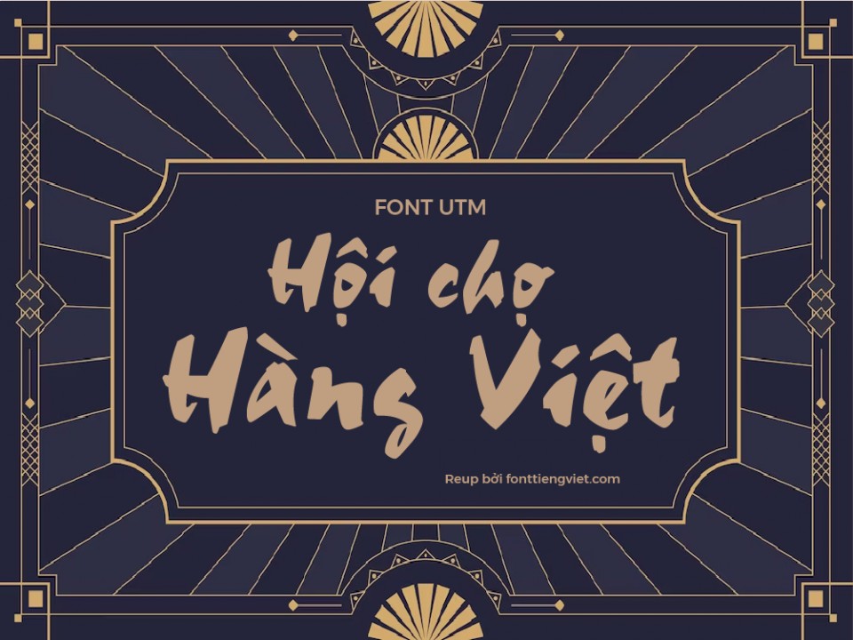 Font việt hóa UTM Staccato
