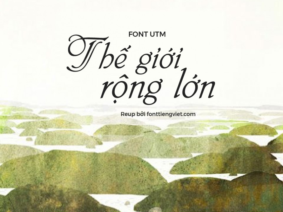 Font việt hóa UTM Swashes