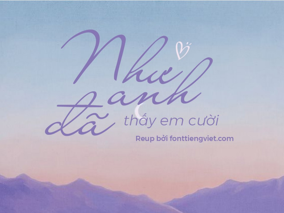 Font việt hóa UTM Yen Tu