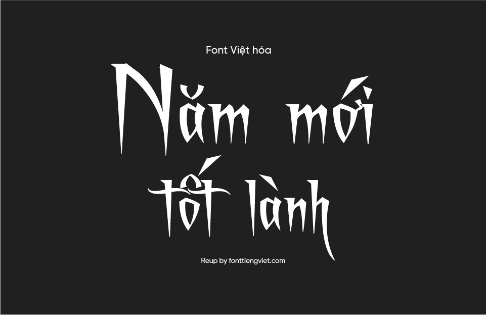 Font việt hóa UVF A Charming