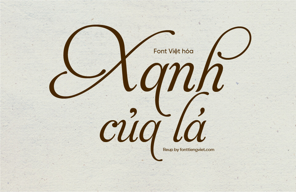 Font việt hóa UVF Aphrodite Pro