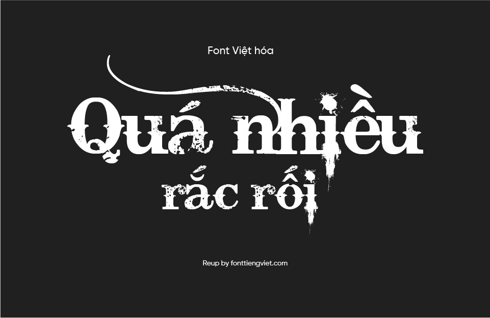 Font Việt hóa UVF Bleeding Cowboys